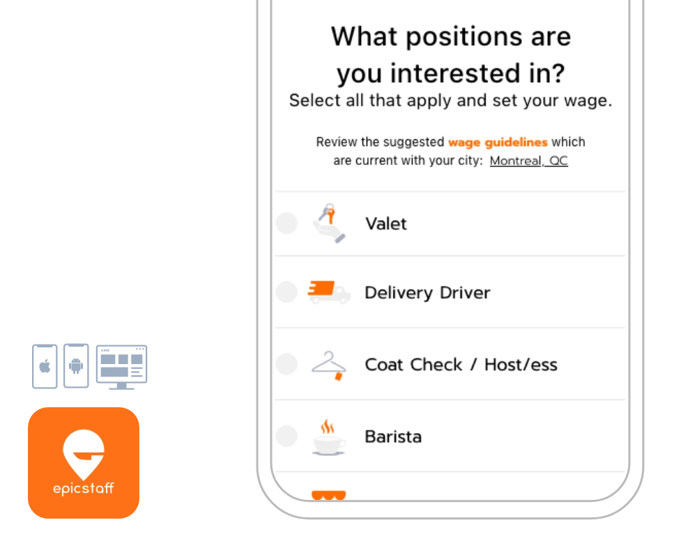 EpicStaff staffing application